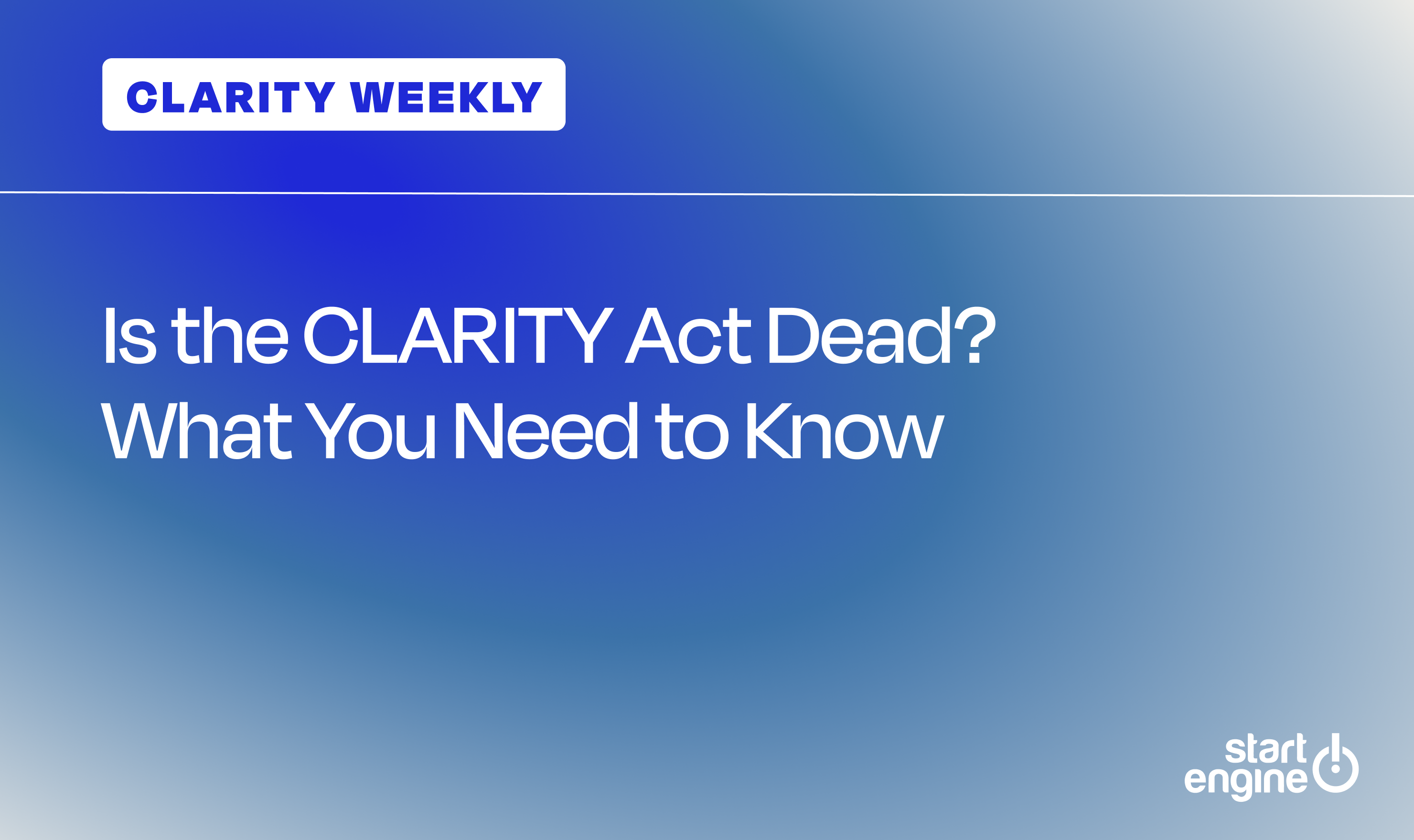 Is the CLARITY Act Dead What You Need to Know - F clarity...